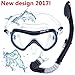 DIVE IT Snorkel Mask - Snorkel Set - Scuba Mask with Dry Snorkel Mask with Dry Snorkel Anti-fogging Lens & Dual Strap System