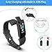 Apirka Fitness Tracker HR, Activity Tracker Watch with Heart Rate Monitor, IP67 Waterproof Pedometer. Sleep Monitor, Step Counter, Calories Counter for Women, Men, Kids (Black)