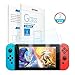 Tempered Glass Screen Protector for Nintendo Switch 2017, (0.22mm) Otium [Smooth with Docking] no Melt/2.5D/9H Hardness/Bubble Free/Easy Installation（2-Pack）