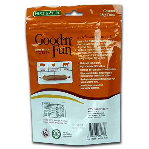 Good 'N' Fun Triple Flavor Rawhide Ribs For Dogs, 4-Ounce - //medicalbooks.filipinodoctors.org