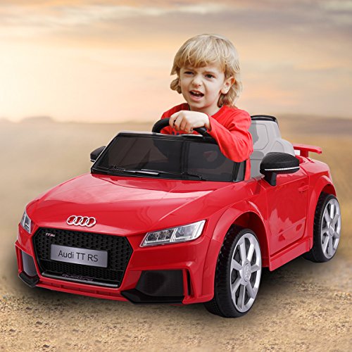 Lazymoon Audi Tt Rs Kids 12v Ride On Car Electric Battery