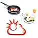 （Set of 4）Silicone Fried Egg Mold Pancake Rings/ Fried Eggs tools , Non Stick Bakeware Accessories Kitchen Tools Halloween breakfastBy Palker sky