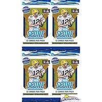 2018 Score NFL Football Lot of FOUR(4) Factory Sealed Packs with 48 Cards! Loaded with ROOKIES & INSERTS! Look for RCS…