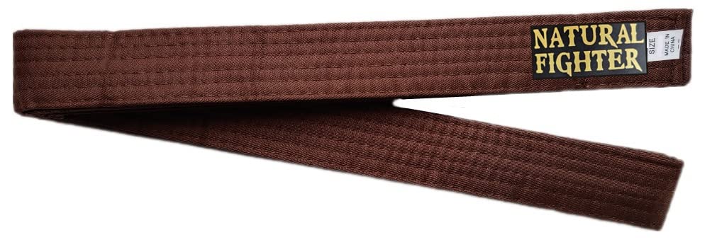 Karate Judo Aikido Taekwondo Belt for Martial Arts in Basic Cotton (Brown, 240.00)