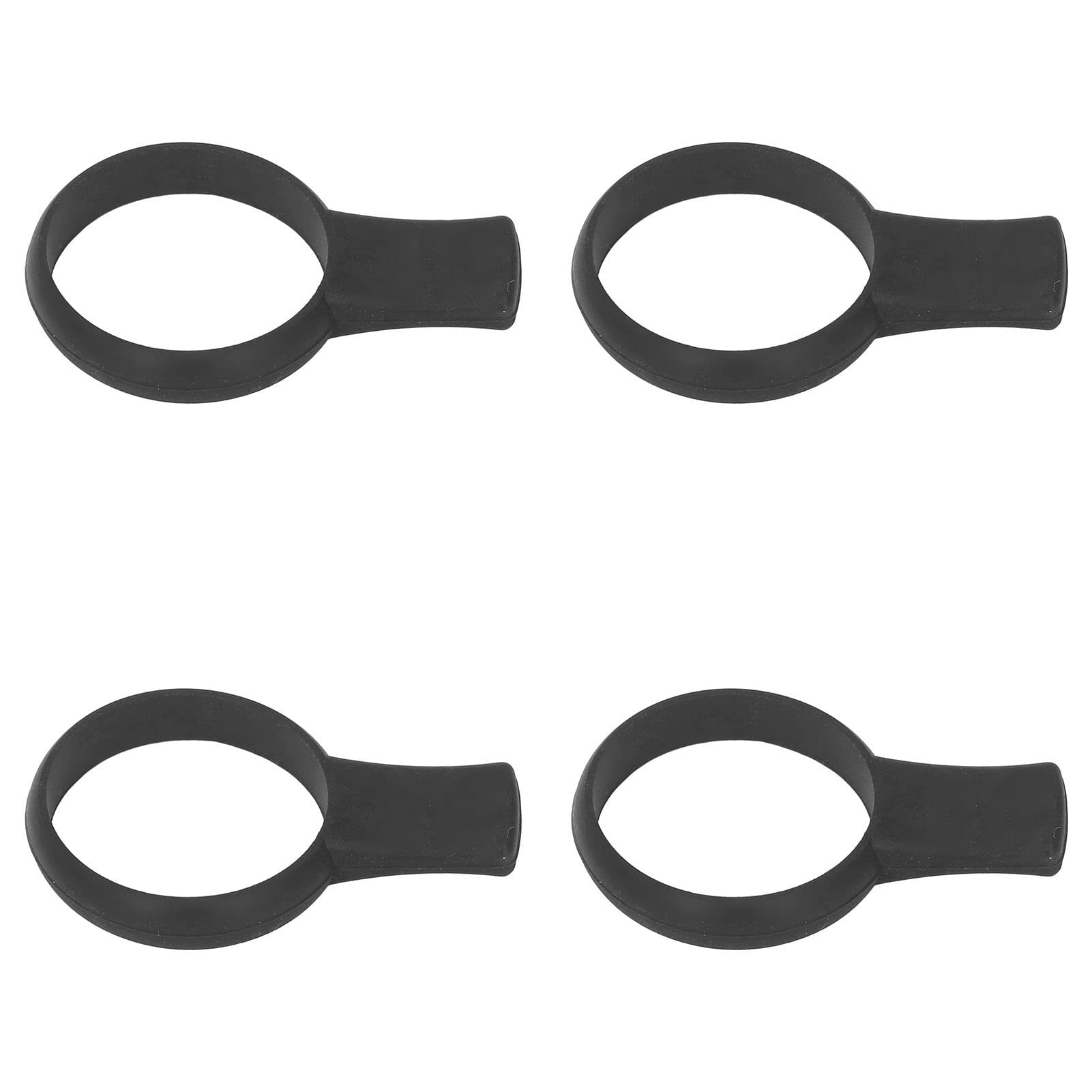 Tennis Racket Grip Trainer, Hand Comfort Racket Trainer Aid Tool Easy Grip Light Weight for Tennis Training (Black)