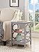 Convenience Concepts Omega End Table with Shelves, 15.75