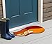 Evergreen Coir Welcome Shaped Fox Animal Entrance Doormat | Indoor and Outdoor | 28-inches x 16-inches | Non-Slip Backing | All-Season | Natural Heavy-Duty Low Profile | Orange Home Décor