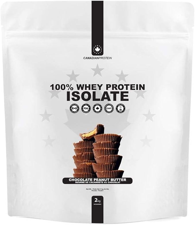 Canadian Protein 100 Whey Isolate 27g of Protein 2 kg of Chocolate