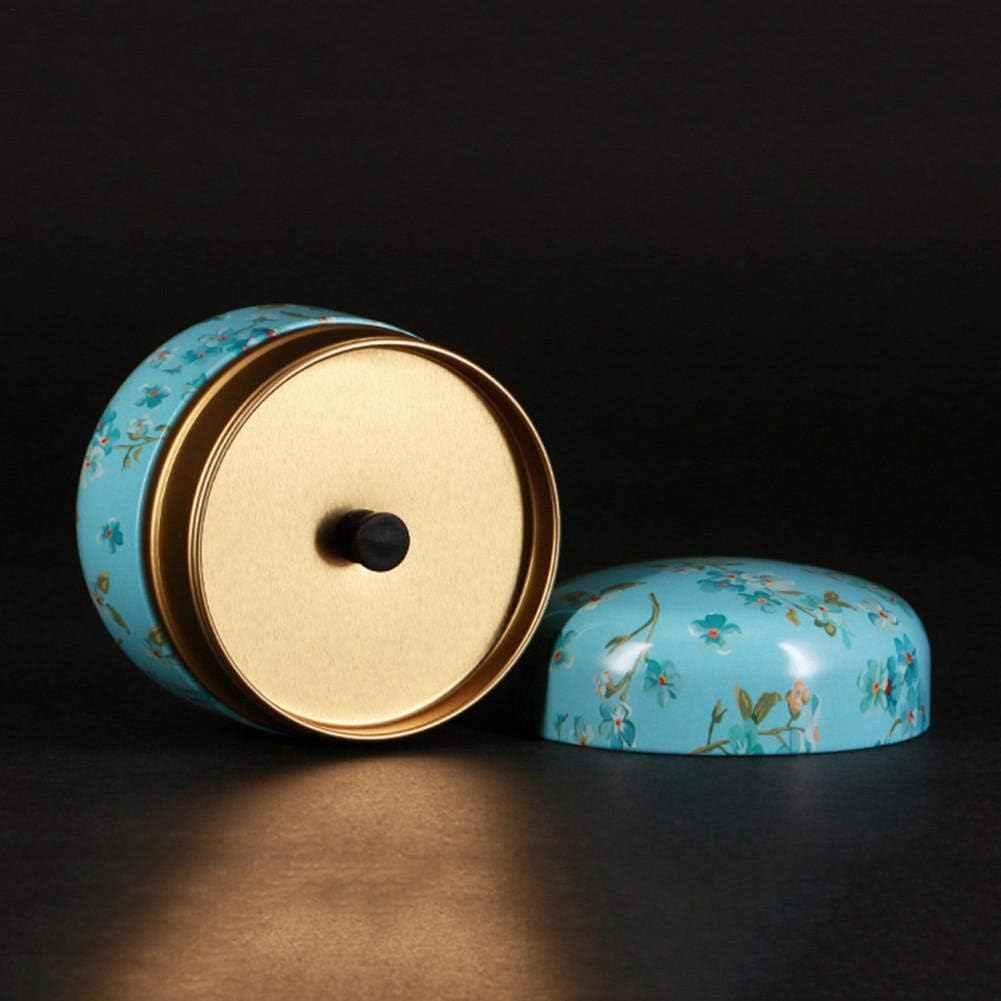 Duhe Tea Caddy Can Universal Seal Small Metal Mini Portable Eco-Friendly Odorless Travel Round Can Iron Box