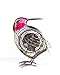Deco Breeze DecoBreeze DBF0261 Animals/Insects Figurine Fan from Hummingbird Collection in Multi Finish, 4 Inch, Greens and Fuchsias