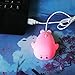 Cute Animal Baby Dolphin Shape USB Wired Mouse 1600 DPI Optical Mice Mini Small Kids Children Mice Gift for Boy Girl Men Women Kids Mom Dad Boyfriend Daughter for PC Laptop Computer (Pink)