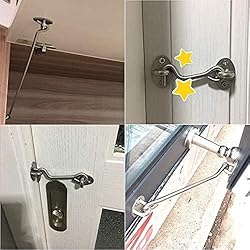 SQXBK 2PCS 3 Inch Cabin Hook Eye Latch Wind-Proof