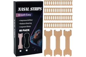 QUANROL Nasal Strips for Snoring, 60pcs Nose Strips for Breathing, Extra Strength Nasal Strips for Sleeping, Black