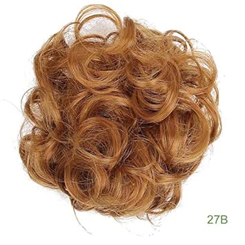 Amazon Com Synthetic Hair Hair Buns Elastic Scrunchie Extensions