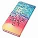 JanCalm S8 Plus Wallet Case,S8 Plus Case,[Wrist Strap] [Kickstand] Pattern Premium PU Leather Wallet [Card/Cash Slots] Flip Cover + Stylus (Never Stop)