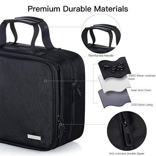 Lizzton Hanging Toiletry Bag for Women Large Travel Cosmetic Bags Accessories Kit Waterproof Makeup Organizer 9 Lizzton Hanging Toiletry Bag for Women Large Travel Cosmetic Bags Accessories Kit Waterproof Makeup Organizer