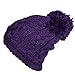 Polar Extreme Women's Insulated Thermal Slouchy Beanie Hats With Pom Pom Cable Knit
