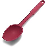 GreenLife Cooking Tools and Utensils, Silicone Spoon for Scooping Scraping and Mixing, Heat and Stain Resistant, Dishwasher S