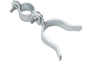 VIVIDA Chain Link Gate Latch 1-3/8" x 2-3/8", Chain Link Fence Gate Latches for Metal Gates, Galvanized Fence Gate Latch Lock, Chain Link Fence Parts, 1 PCS