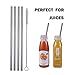 Reusable Stainless Steel Drinking Straws Metal Straws for 20 oz Tumblers - Suitable for Yeti, RTIC, Ozark Cups