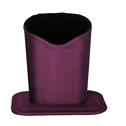 Molshine Desktop Upright Eyeglasses Spectacles Glasses Holder Stand Case-Soft Plush Lining (Wine red) - Thumbnail 4
