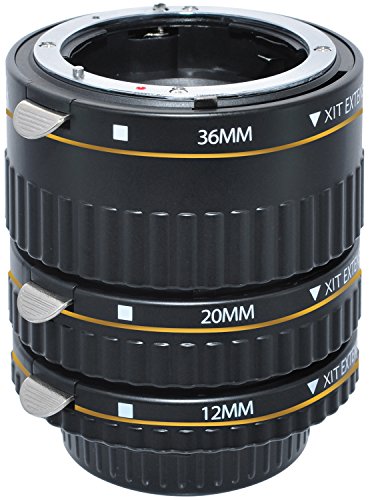 Xit xtetn auto focus macro extension tube set for nikon…