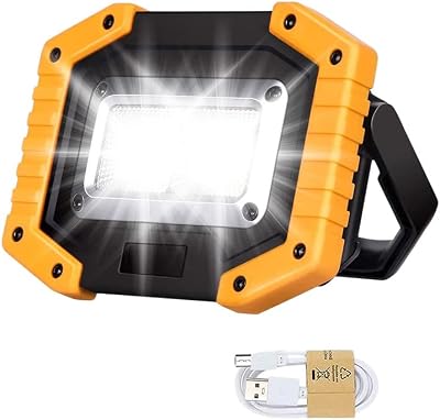 Edasion 30W LED Work Light Rechargeable COB Floodlight 2000LM USB Waterproof