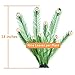 Smarlin Artificial Aquarium Plants, Fake Fish Tank Plants Decor, 3 Pack, Realistic & Non-Toxic & Safe for All Fishes (14 inches5 pcs, Green)thumb 1