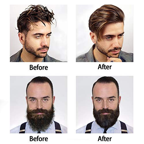 Beard Straightener Brush for Men - 2019 Quick Beard Styler Comb Ionic Electric Beard Straightening Heat Brush For Home & Travel