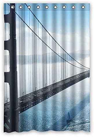 120 cm x 183 cm (48 "x 72") Bathroom Shower Curtain, High Altitude Flyover Charming Scenery,Romantic Lifestyle Custom Shower Curtain