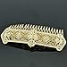 Rhinestone Crystal Gold Palace Hair Comb Pins Women Hair Jewelry Accessories XBY086