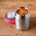 LunchBots Thermal 12 oz Triple Insulated Food Container - Hot 6 Hours or Cold 12 Hours - Leak Proof Thermos Soup Jar - All Stainless Interior - Pink