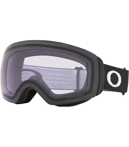 Oakley Flight Deck Matte Black ワンサイズ Oakley Flight Deck Ski Goggles, Matte Black/Prizm Black Irid