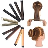 Deoot 5 Pieces Magic Bun Maker Hair Donut Bun Make for Women Girls Making Hair Styling Disk,5 Colors