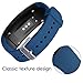 Compatible Gear Fit2 Pro/Fit2 Band, OenFoto Replacement Silicone Accessories Strap Samsung Gear Fit2 Pro SM-R365/Gear Fit2 SM-R360 Smartwatch-New Slate Blue