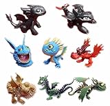 How To Train Your Dragon Playset 8 pcs Action Figure 2.5 Inches