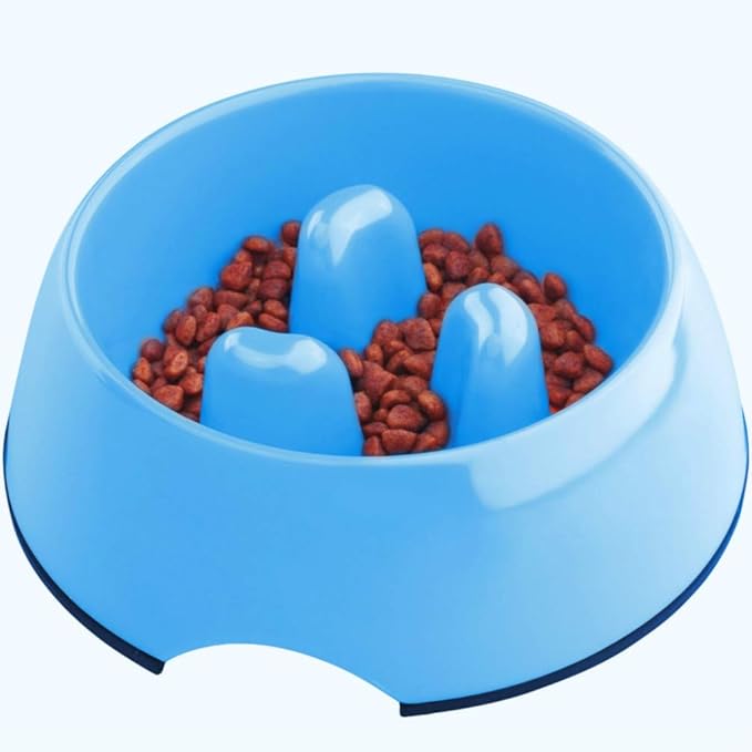 SUPER DESIGN GobbleStop Slow Feeder Dog Bowl Slow Eating AntiGulp BPA