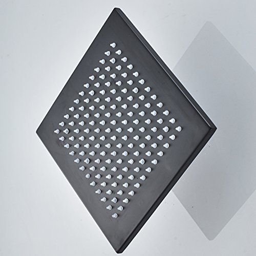 Senlesen Bathroom 10-inch Square Shower Head with LED Light Oil Rubbed Bronze