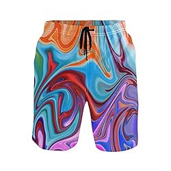 Aluy's boutique Men's Summer Cool Swim Trunks Quick
