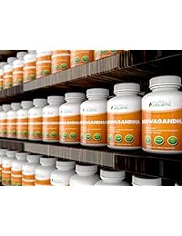 Ashwagandha ? 180 extracto de polvo de raíces de Ashwagandha orgánicas de cápsulas veganas de pimienta negra ? Suministro de Ashwaganda de 3 meses ? Cápsulas de raíces Ashwagandha ? Alivio de ansiedad, Adrenal soporte, anti ansiedad