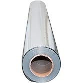 MWS 300 sqft Aluminum Foil Barrier Insulation Sauna Vapor Barrier Waterproof Strong