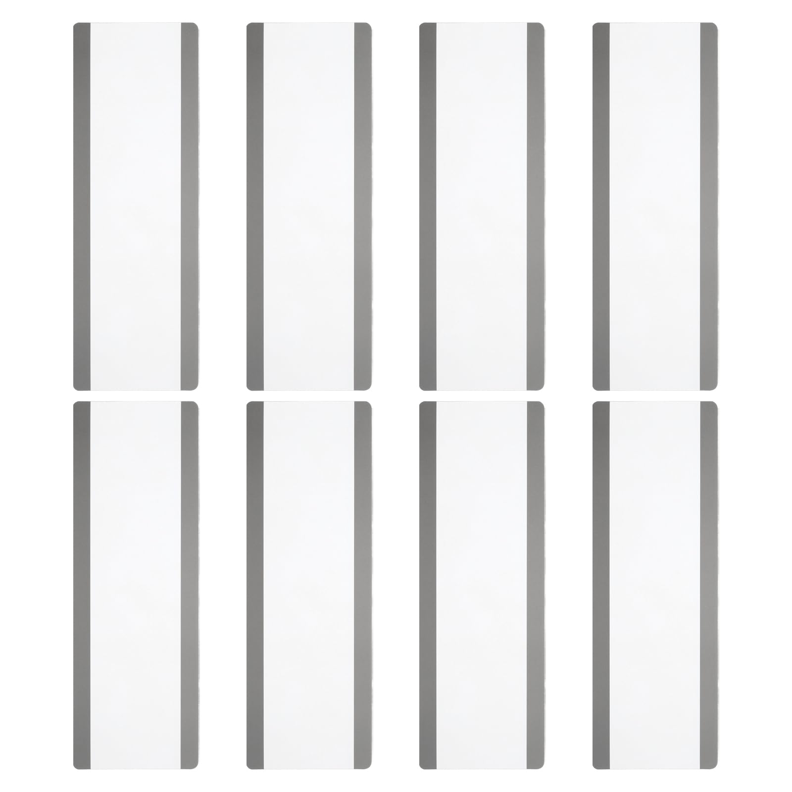 PATIKIL Guided Reading Strips, 8pcs Highlight Colored Overlay Bookmark Reading Tracking Teacher Teaching Supplies for Classroom, Transparent Grey