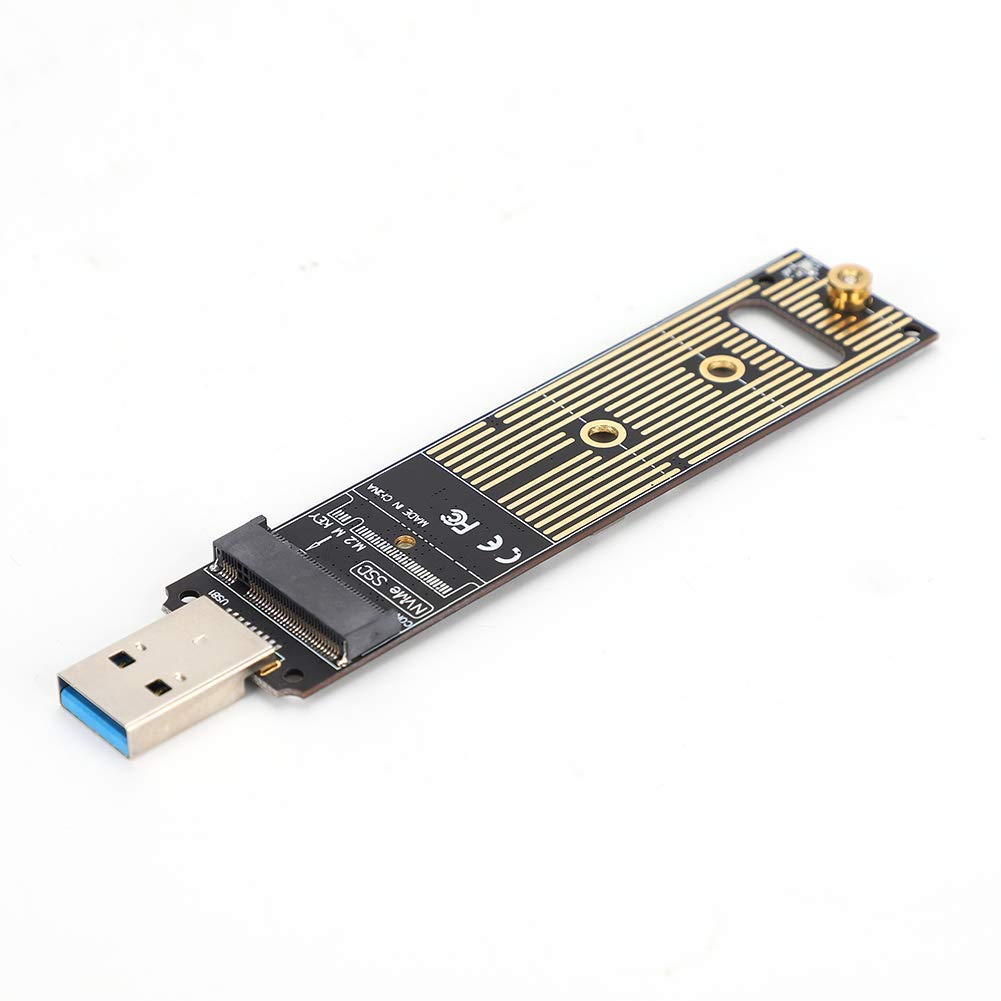 Diyeeni NVMe to USB Adapter, M-Key M.2 NGFF NVME to USB Card Reader, M.2 NVME USB 3.1 Adapter for 970/960 Series or Other M.2 SSDs with PCI-E Type