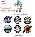 7 Pieces Space Theme Patch Set NASA/I Want to Leave The Earth/Trust No One/I Want to Believe/I Want to Leave/Planet Express/Astronaut Embroidered Applique Emblem Badge Patch