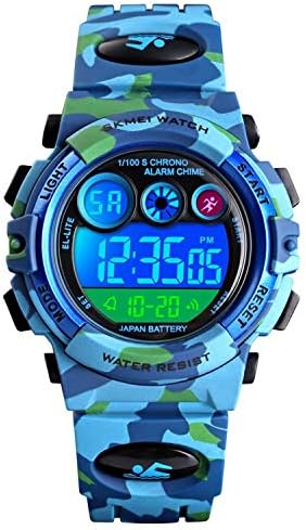 Kids Watch for Boys Girl Sports Waterproof LED Wrist Watches with Alarm Clock Stopwatch Calendar Outdoor