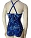 Speedo Women's One Piece Swimsuit Wrap Front Padded Cross Back