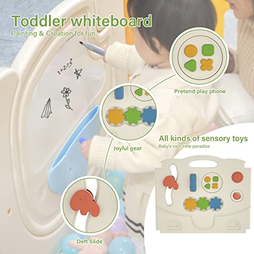 UBRAVOO Foldable Baby Playpen, Kids Activity Centre Safety Play Yard