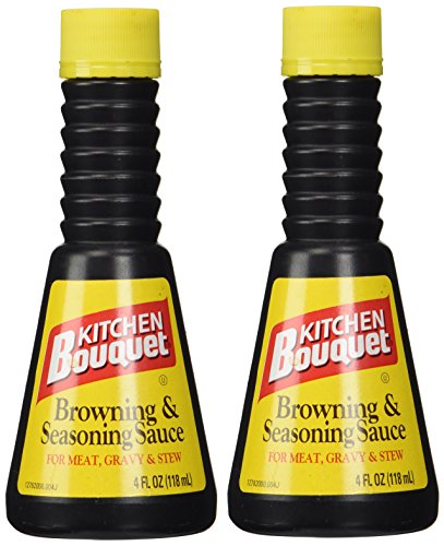 Kitchen Bouquet Browning and Seasoning Sauce 4-Ounce Bottles (Pack of 2)