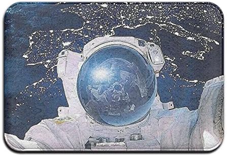 Astronaut Cool Furnishing Rectangular Doormat Non-slip For Outdoor Floor Cushions 23.6" X 15.7"