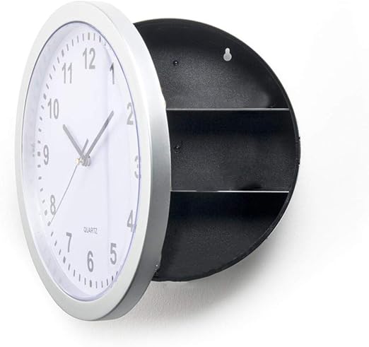 Reloj De Pared Caja De Almacenamiento De Joyeria Segura Para